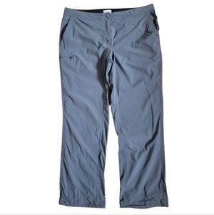LL BEAN Nylon Pants Grey Womens Hiking Travel